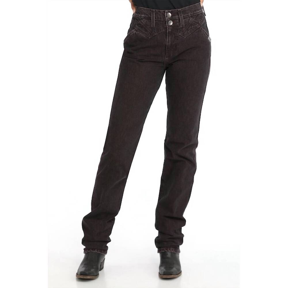 NEW CRUEL DENIM women's quinn bareback jeans in burgundy